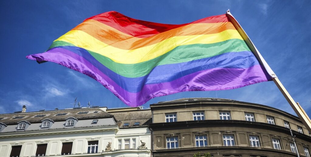 Regenbogen Pride Flag CSD