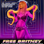 Free Britney Party Hollywood Tramp Haus of Tramp